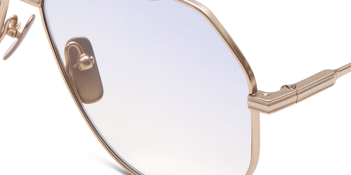 Oliver Goldsmith® FRANCO WS OG FRANCO WS Blue/Gold 57 - Blue/Gold Sunglasses