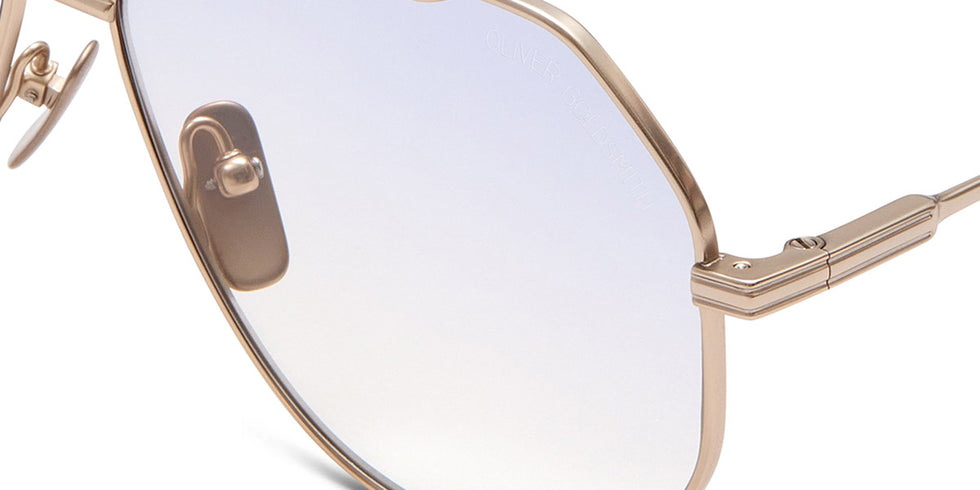 Oliver Goldsmith® FRANCO WS OG FRANCO WS Blue/Gold 57 - Blue/Gold Sunglasses