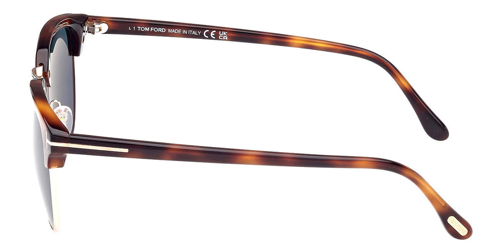 Tom Ford® Henry FT0248 FT0248 53V 53 - Blonde Havana / Blue Sunglasses