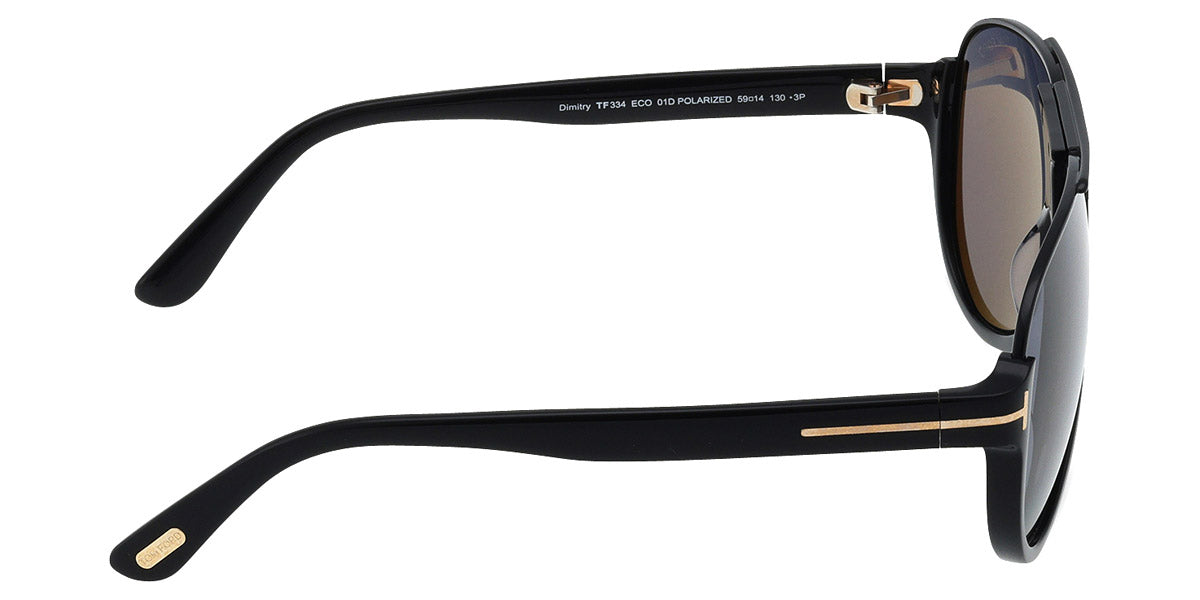 Tom Ford® FT0334 Dimitry FT0334 Dimitry 01D 59 - 01D - Shiny Black / Shiny Black Sunglasses