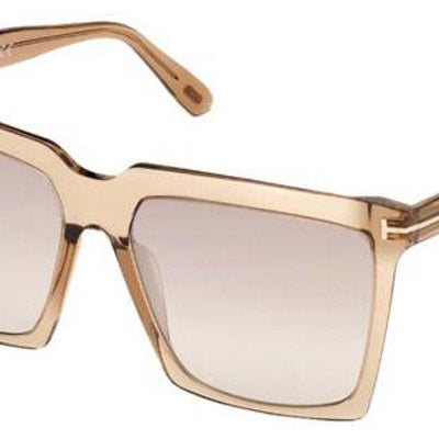 Tom Ford® FT0764 Sabrina-02 FT0764 Sabrina-02 57G 58 - 57G - Shiny Beige Sunglasses