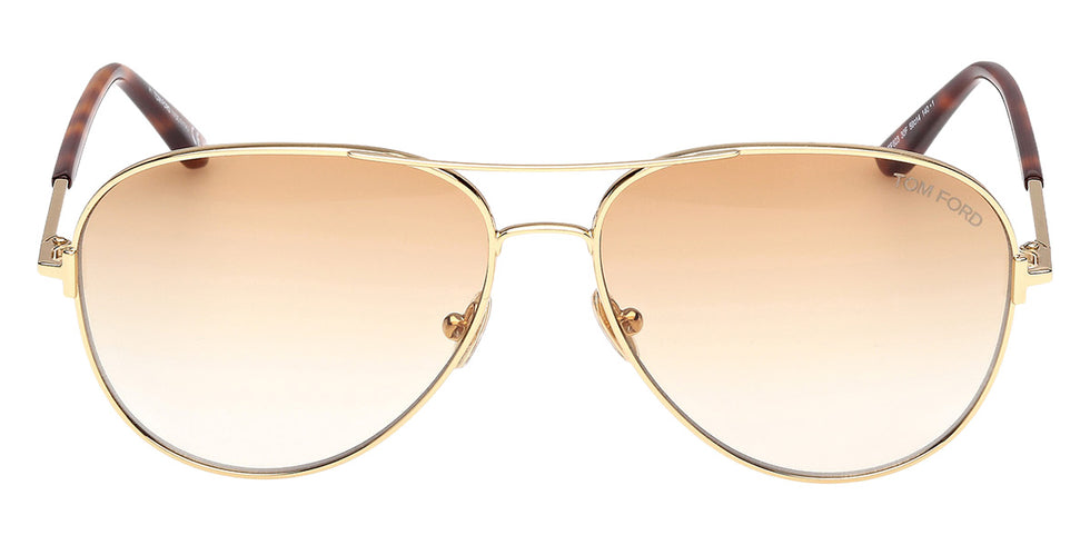 Tom Ford® FT0823 Sunglasses FT0823 30F 59 - 30F - Shiny Deep Gold/Blonde Havana