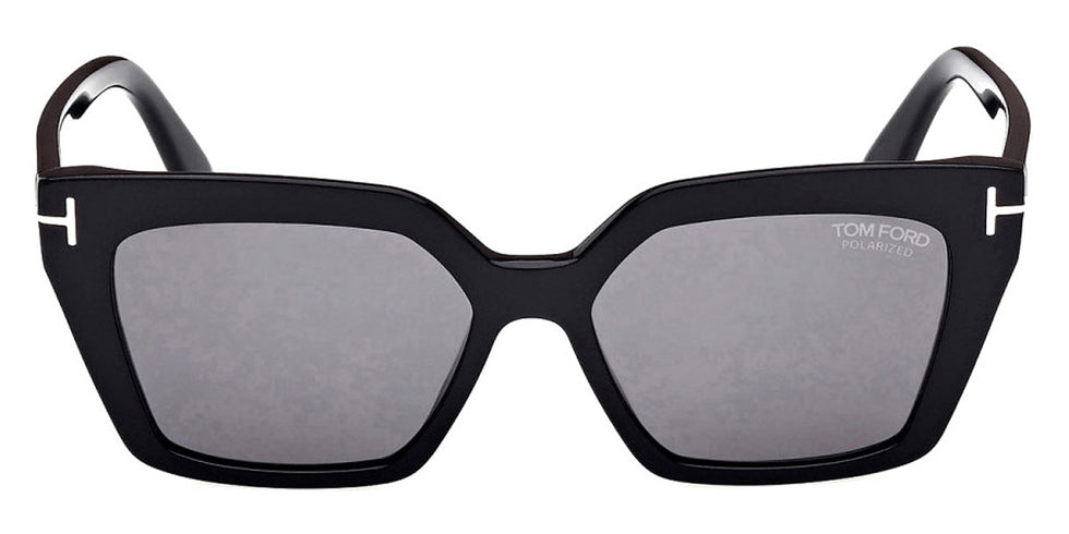 Tom Ford® FT1030 Winona FT1030 Winona 01D 53 - 01D - Shiny Black / Shiny Black Sunglasses