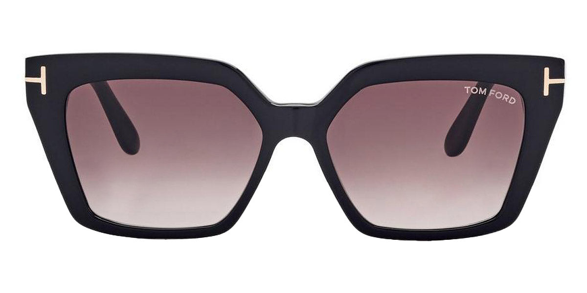 Tom Ford® FT1030 Winona FT1030 Winona 01Z 53 - 01Z - Shiny Black / Shiny Black Sunglasses