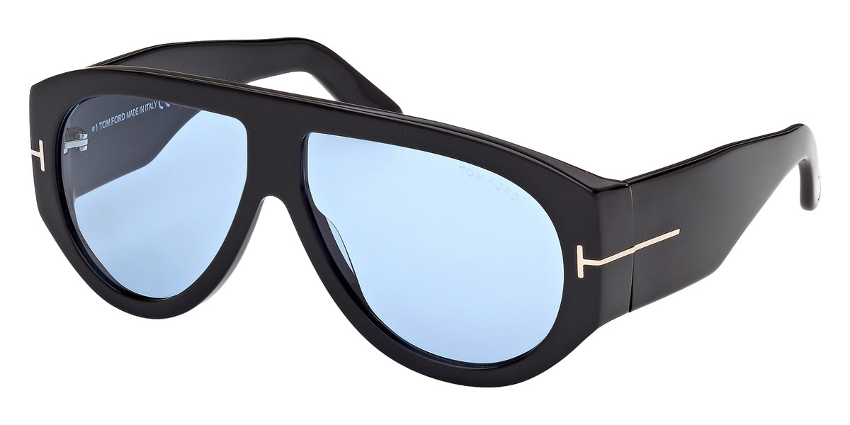 Tom Ford® FT1044 Sunglasses FT1044 01V 60 - 01V - Shiny Black/Shiny Black