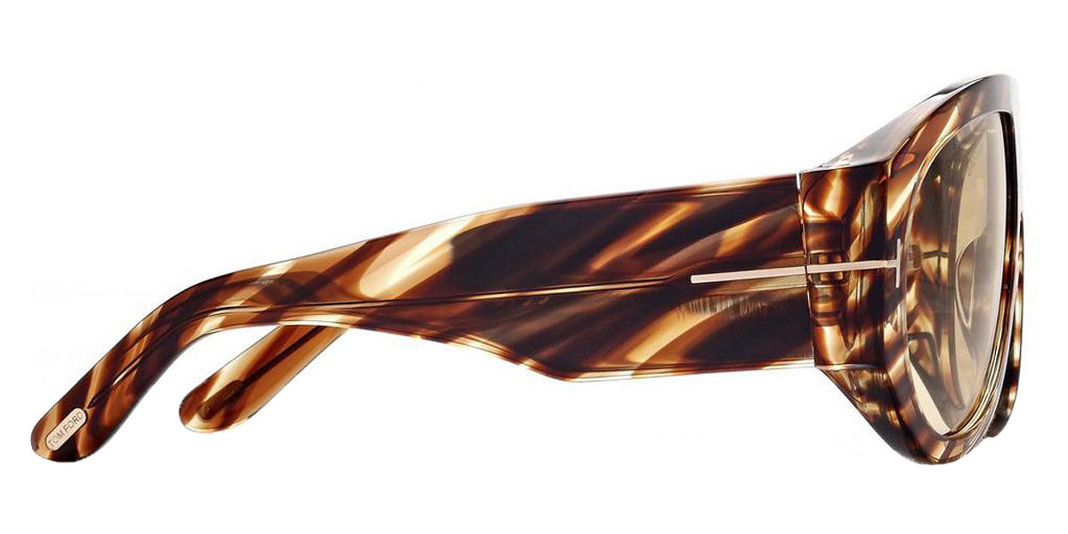 Tom Ford® FT1044 Bronson FT1044 Bronson 56E 60 - 56E - Havana/Striped / Havana/Striped Sunglasses