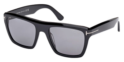 Tom Ford® FT1077-N ALBERTO FT1077-N ALBERTO 01D 55 - 01D - Shiny Black / Shiny Black Sunglasses