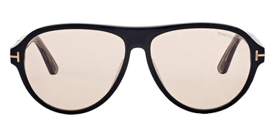 Tom Ford® FT1080 QUINCY FT1080 QUINCY 01E 59 - 01E - Shiny Black / Shiny Beige Sunglasses