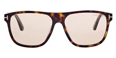 Tom Ford® FT1081 FRANCES FT1081 FRANCES 52E 58 - 52E - Dark Havana / Shiny Beige Sunglasses