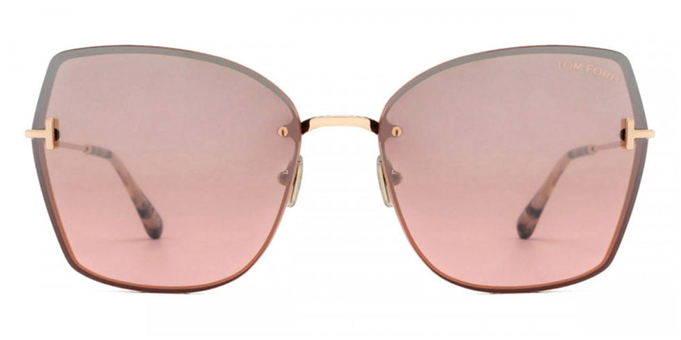 Tom Ford® FT1107 FT1107 28U 62 - 28U - Shiny Rose Gold / Shiny Rose Gold Sunglasses