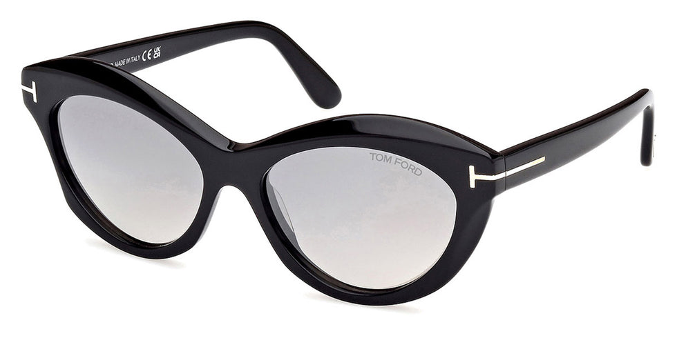 Tom Ford® FT1111 FT1111 01C 55 - 01C - Shiny Black / Shiny Black Sunglasses