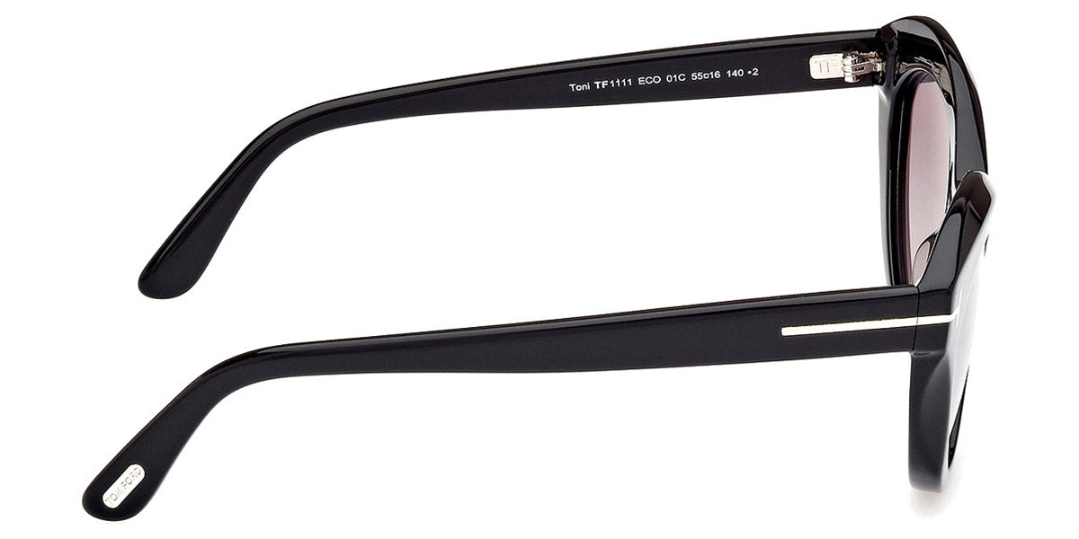 Tom Ford® FT1111 FT1111 01C 55 - 01C - Shiny Black / Shiny Black Sunglasses