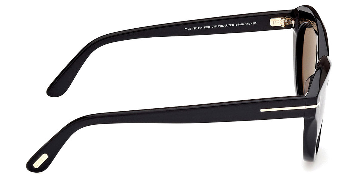 Tom Ford® FT1111 FT1111 01D 55 - 01D - Shiny Black / Shiny Black Sunglasses
