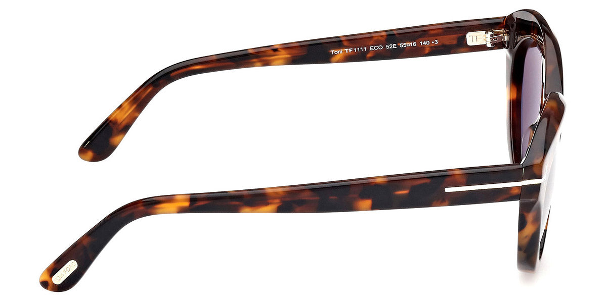 Tom Ford® FT1111 FT1111 52E 55 - 52E - Dark Havana / Dark Havana Sunglasses