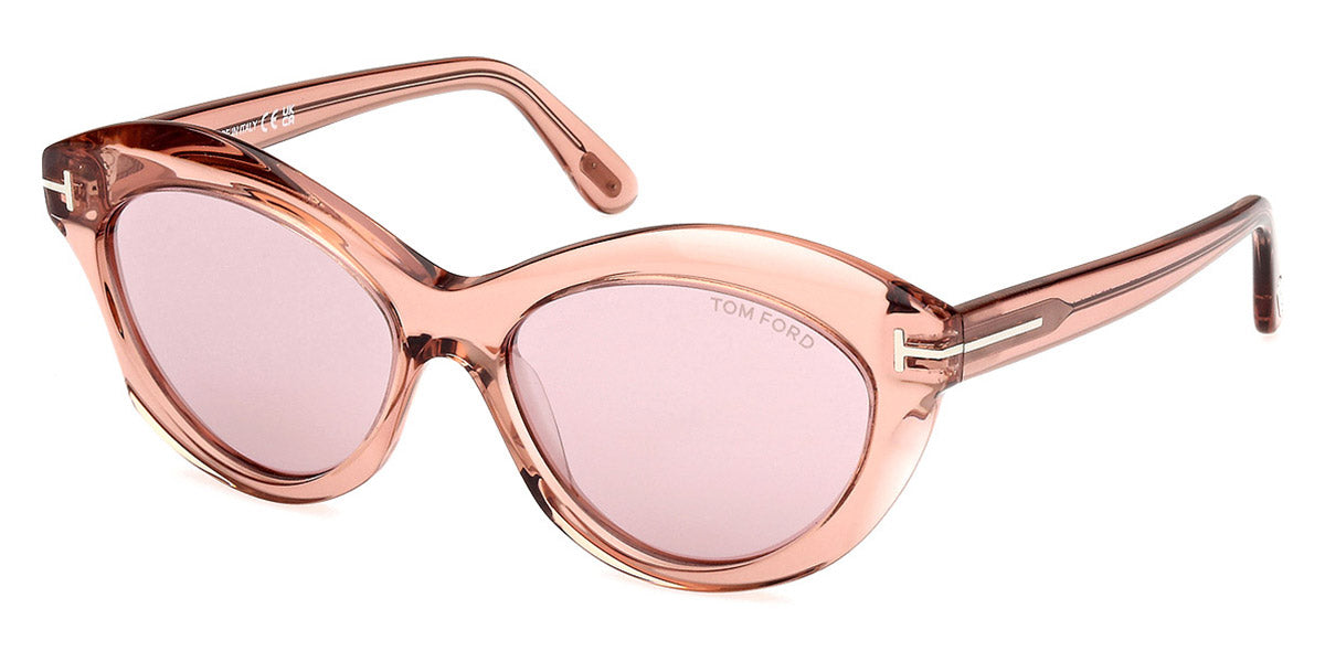 Tom Ford® FT1111 FT1111 72Z 55 - 72Z - Shiny Light Pink / Shiny Light Pink Sunglasses