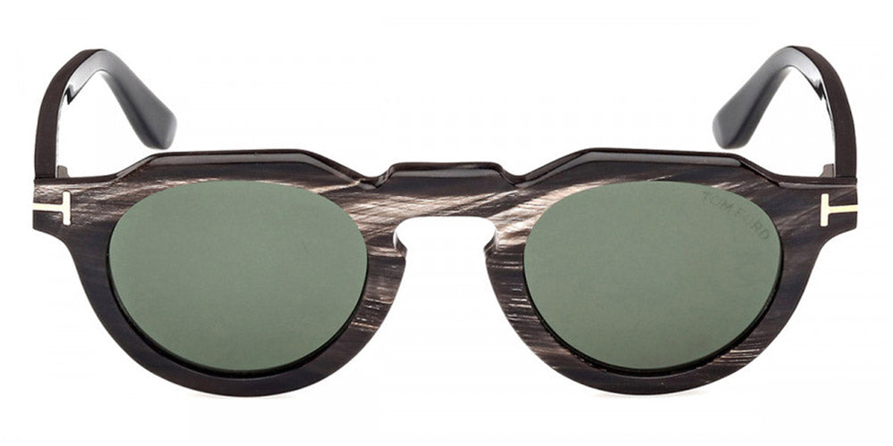 Tom Ford® FT1129-P FT1129-P 63N 45 - 63N Black/Horn / Green Sunglasses