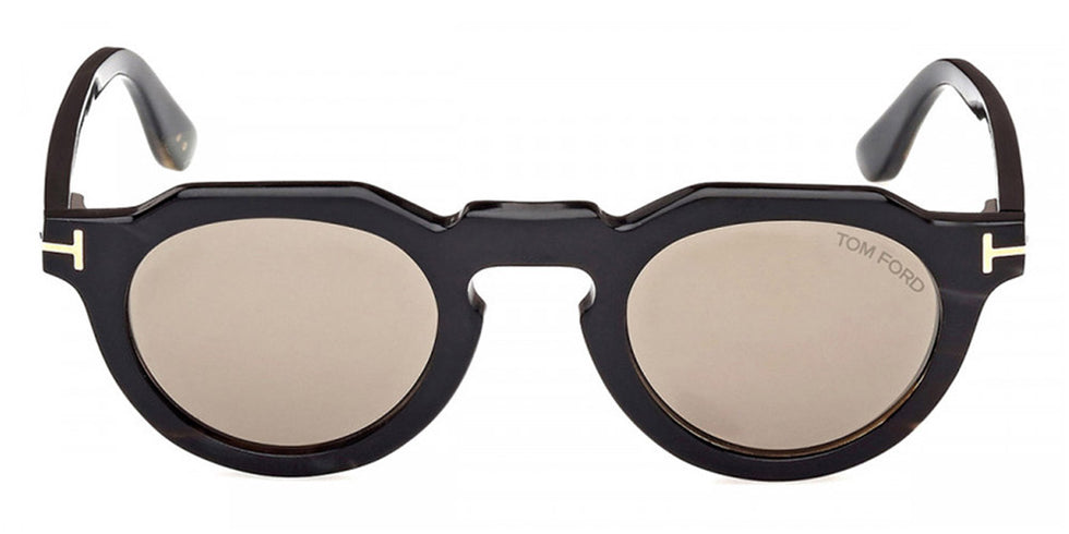 Tom Ford® FT1129-P FT1129-P 64L 45 - 64L Colored Horn / Roviex Mirrored Sunglasses