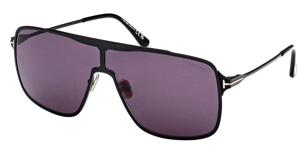 Tom Ford® FT1173 Zappa FT1173 Zappa 01A 69 - 01A - Shiny Black / Shiny Black Sunglasses