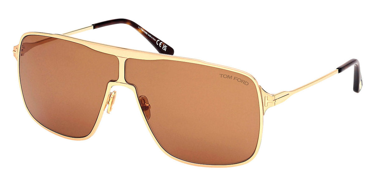Tom Ford® FT1173 Zappa FT1173 Zappa 30E 69 - 30E - Shiny Deep Gold / Shiny Deep Gold Sunglasses