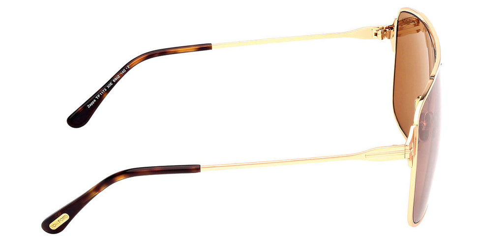 Tom Ford® FT1173 Zappa FT1173 Zappa 30E 69 - 30E - Shiny Deep Gold / Shiny Deep Gold Sunglasses