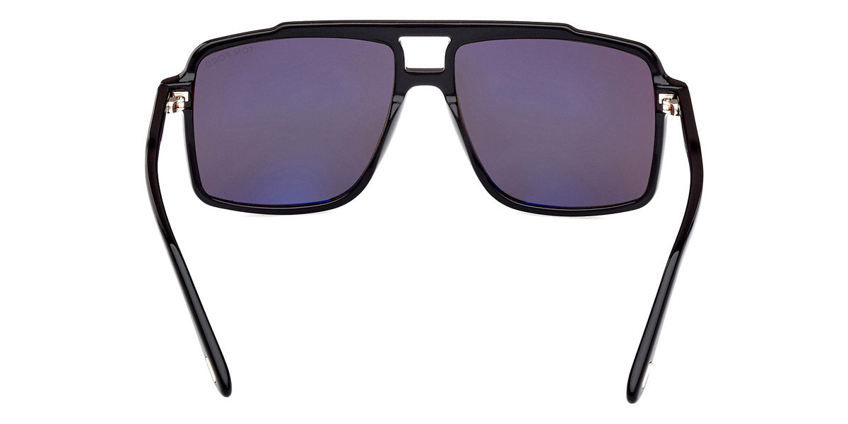 Tom Ford® Kemp FT1177 FT1177 01A 59 - Shiny Black / Smoke Sunglasses
