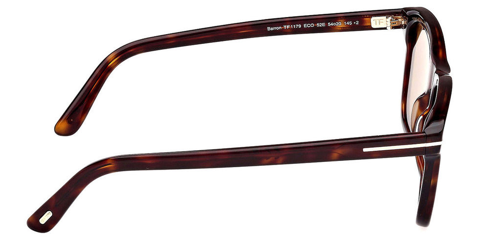Tom Ford® FT1179 Barron FT1179 Barron 52E 54 - 52E - Dark Havana / Dark Havana Sunglasses
