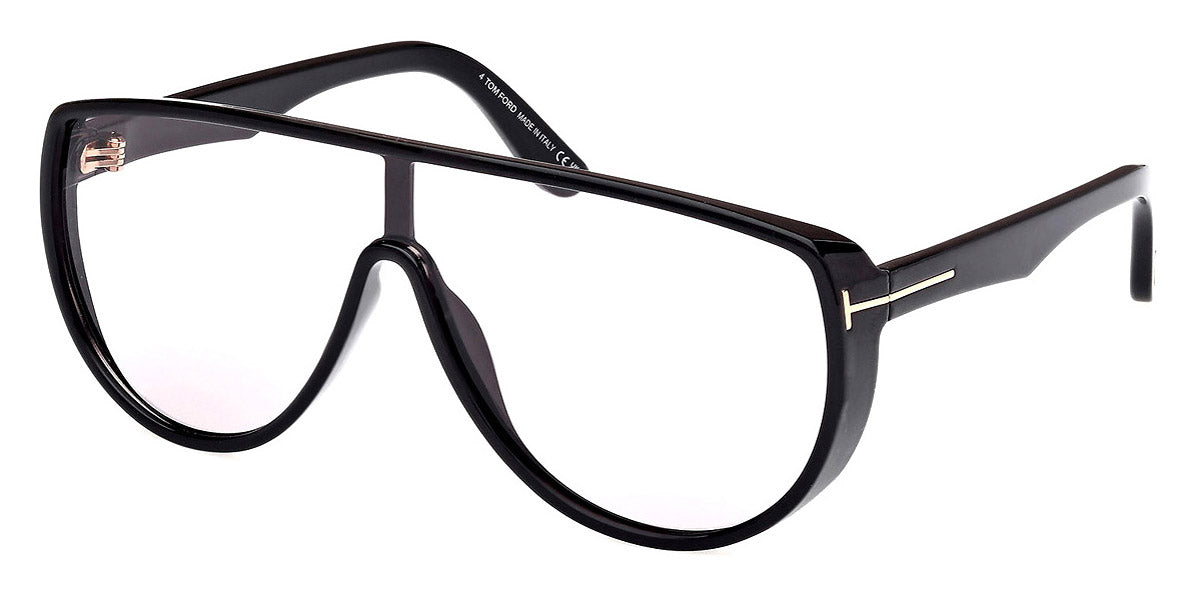 Tom Ford® FT1182 Achilles FT1182 Achilles 01A 138 - 01A - Shiny Black / Shiny Black Sunglasses