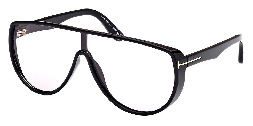Tom Ford® FT1182 Achilles FT1182 Achilles 01A 138 - 01A - Shiny Black / Shiny Black Sunglasses