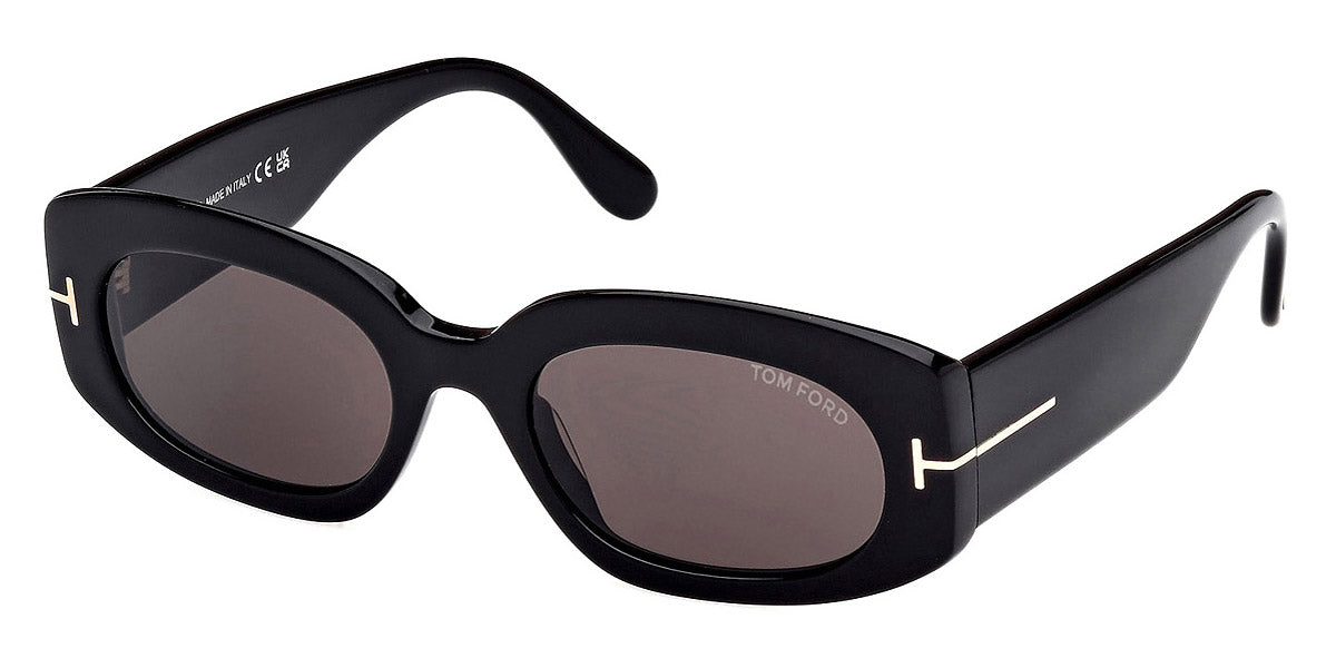 Tom Ford® FT1187 Cielle FT1187 Cielle 01A 52 - 01A - Shiny Black / Shiny Black Sunglasses
