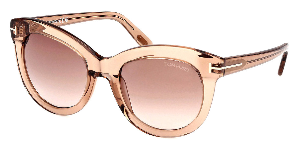 Tom Ford® FT1189 Odette FT1189 Odette 45F 53 - 45F - Shiny Light Brown / Shiny Light Brown Sunglasses