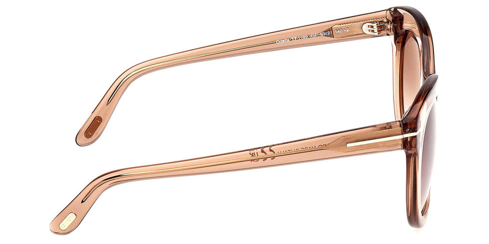 Tom Ford® FT1189 Odette FT1189 Odette 45F 53 - 45F - Shiny Light Brown / Shiny Light Brown Sunglasses