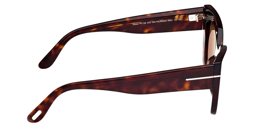 Tom Ford® FT1190 Athena FT1190 Athena 52H 53 - 52H - Dark Havana / Dark Havana Sunglasses