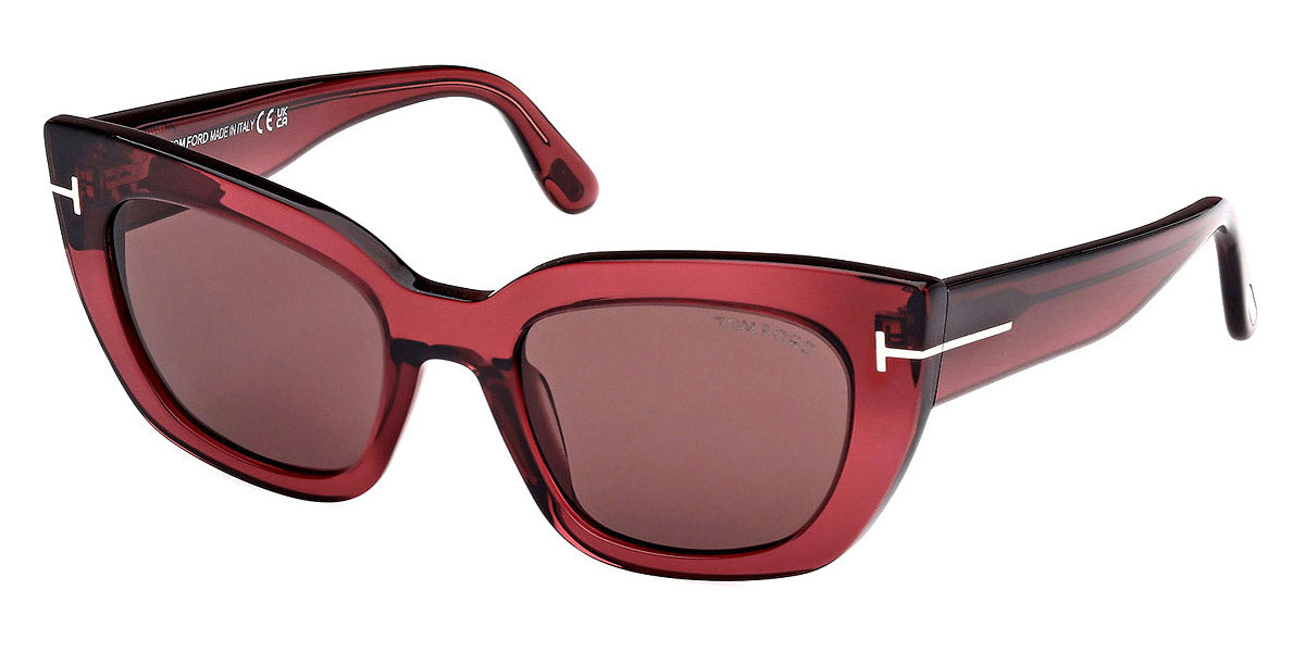 Tom Ford® FT1190 Athena FT1190 Athena 69E 53 - 69E - Shiny Bordeaux / Shiny Bordeaux Sunglasses