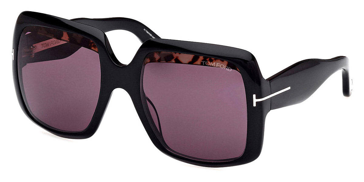 Tom Ford® FT1194 Aurora FT1194 Aurora 01A 55 - 01A - Shiny Black / Shiny Black Sunglasses