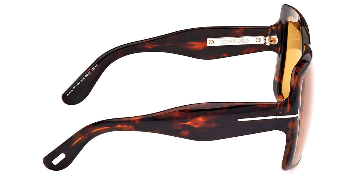 Tom Ford® FT1194 Aurora FT1194 Aurora 52E 55 - 52E - Dark Havana / Dark Havana Sunglasses