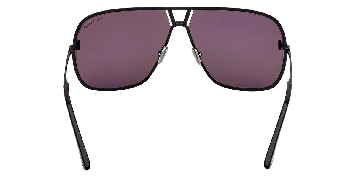 Tom Ford® FT1204 FT1204 01A 63 - Shiny Black / Smoke Sunglasses