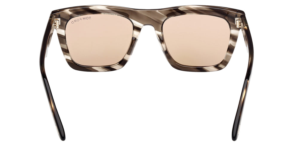 Tom Ford® LELIO FT1207 FT1207 56E 52 - Colored Havana / Brown Sunglasses