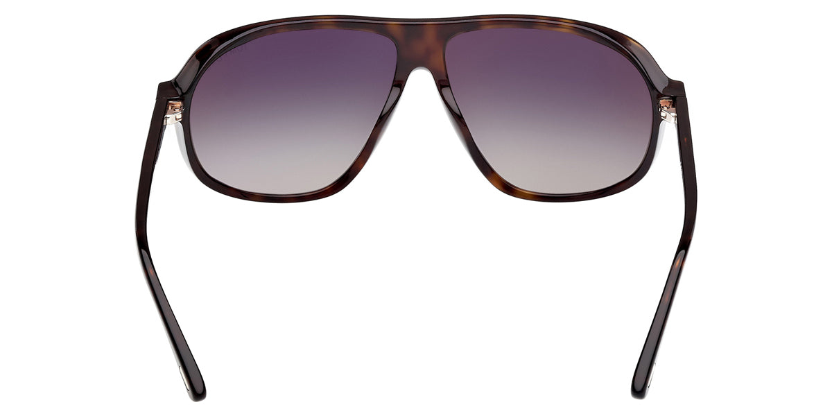 Tom Ford® GUILLAUME FT1208 FT1208 52K 61 - Dark Havana / Gradient Roviex Sunglasses