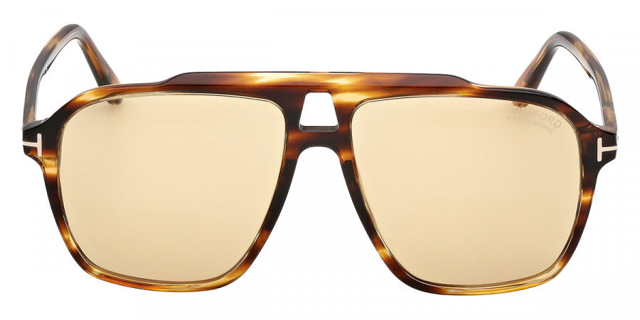 Tom Ford® AUTARI FT1209 FT1209 56E 56 - Colored Havana / Photochromic Sunglasses