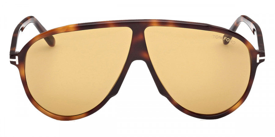 Tom Ford® FT1211 FT1211 53E 65 - Blonde Havana Sunglasses