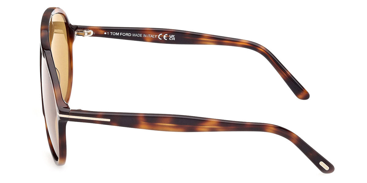 Tom Ford® FT1211 FT1211 53E 65 - Blonde Havana Sunglasses