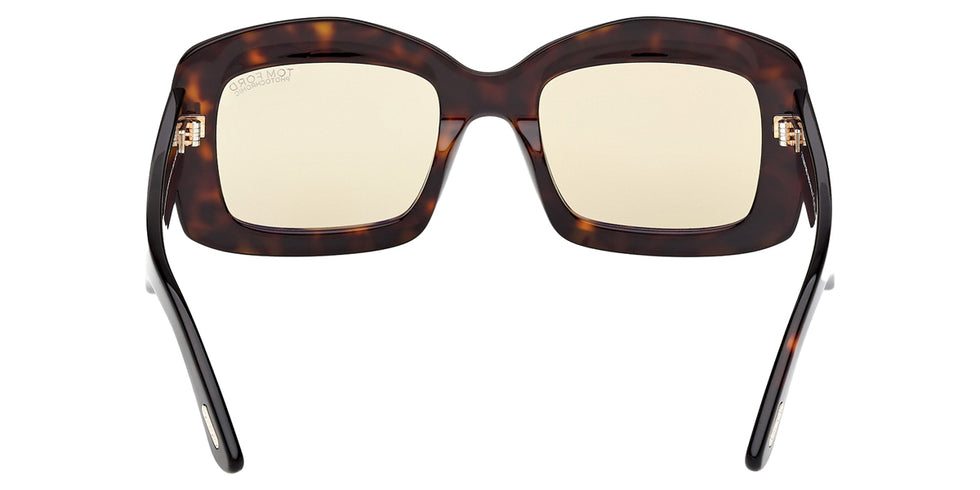 Tom Ford® VENETIA FT1218 FT1218 52E 53 - Dark Havana / Brown Photochromic Sunglasses