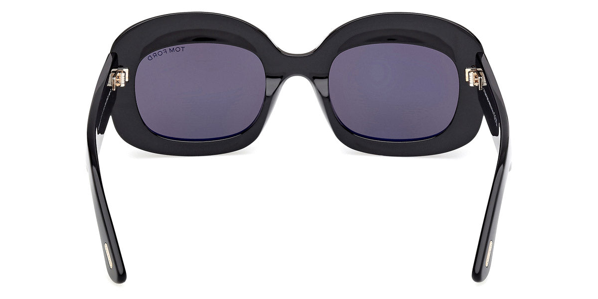 Tom Ford® FT1219 FT1219 01A 53 - Shiny Black / Smoke Sunglasses