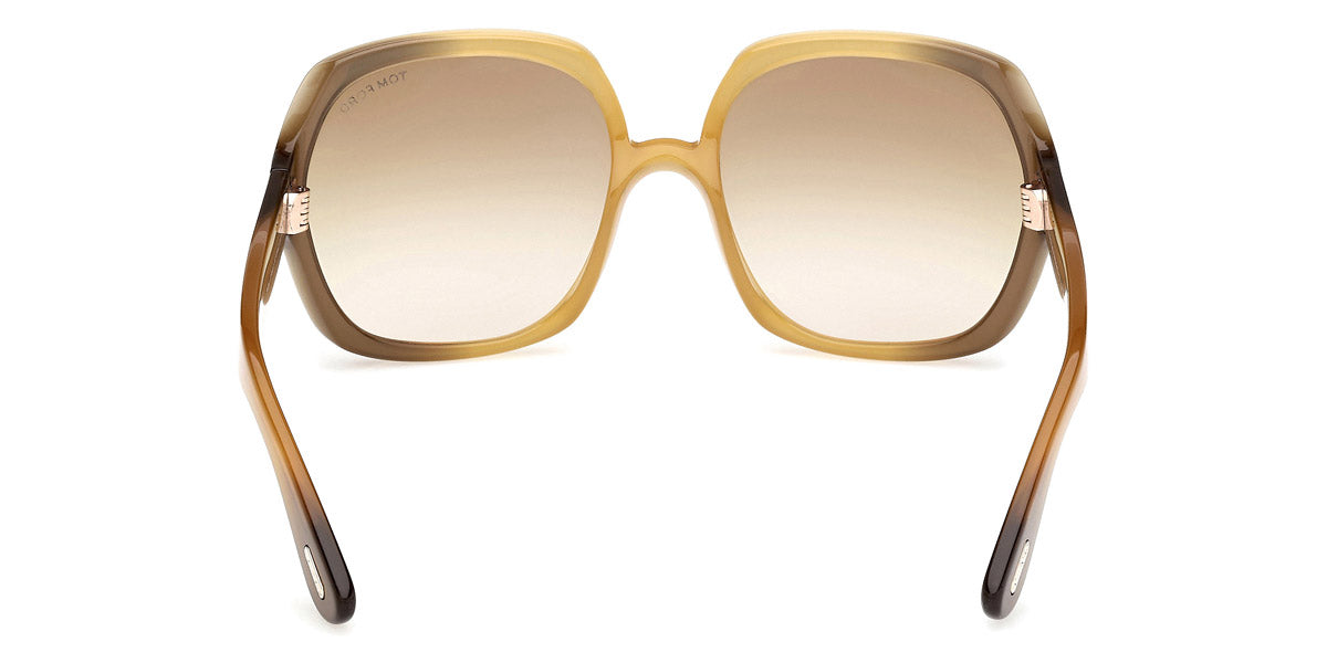 Tom Ford® FT1221 FT1221 41F 60 - Yellow / Gradient / Gradient Brown Sunglasses