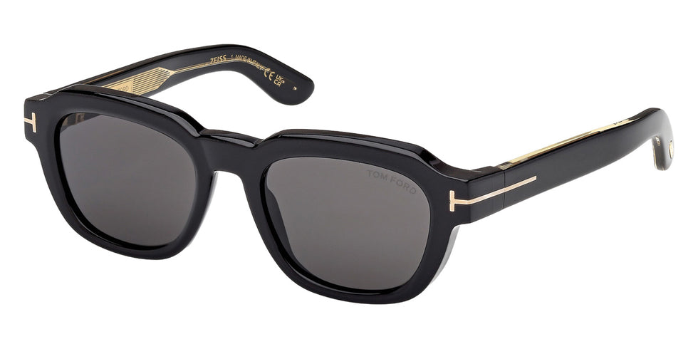 Tom Ford® FT1226 Sunglasses FT1226 01A 52 - 01A - Shiny Black/Shiny Black