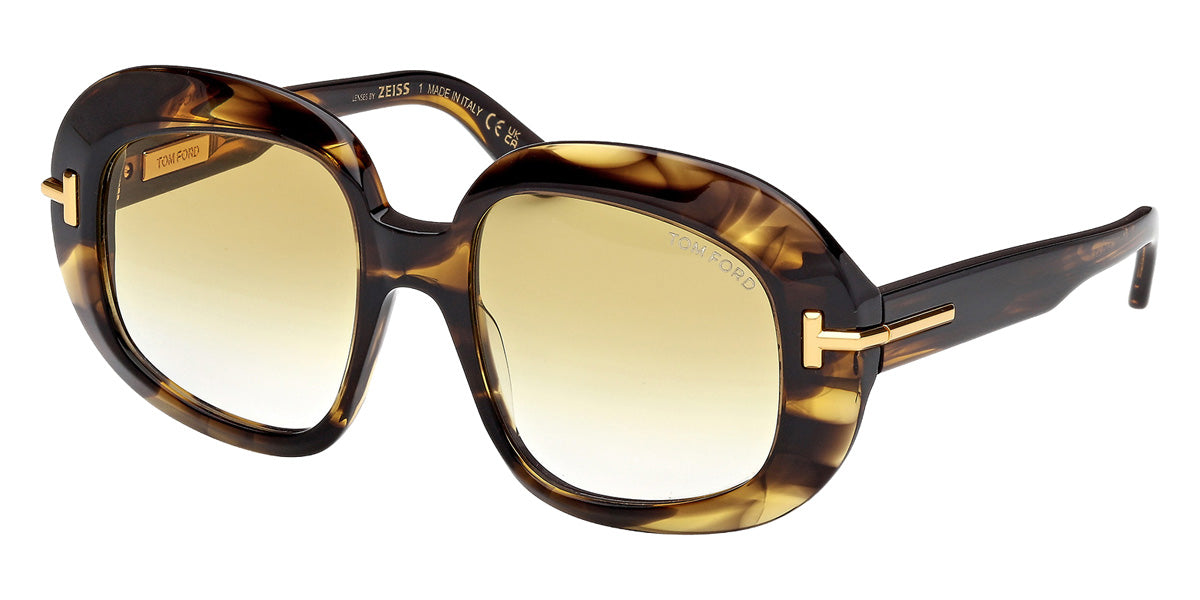 Tom Ford® FT1237 Sunglasses FT1237 56F 53 - 56F - Coloured Havana/Coloured Havana