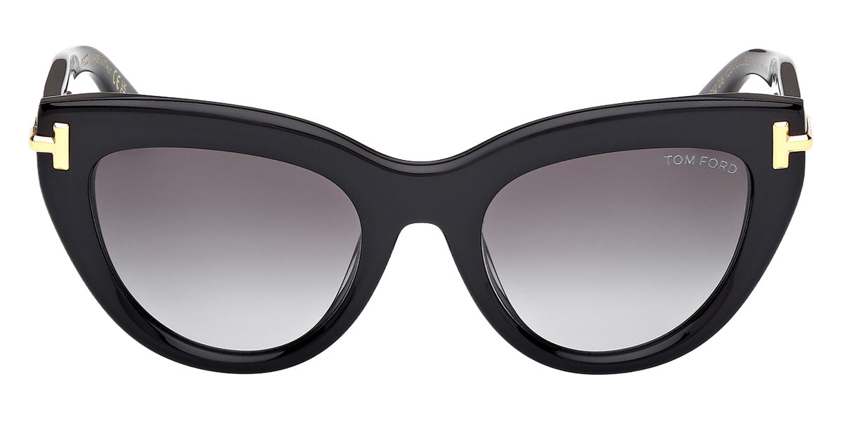 Tom Ford® FT1252 Sunglasses FT1252 01B 52 - 01B - Shiny Black/Shiny Black