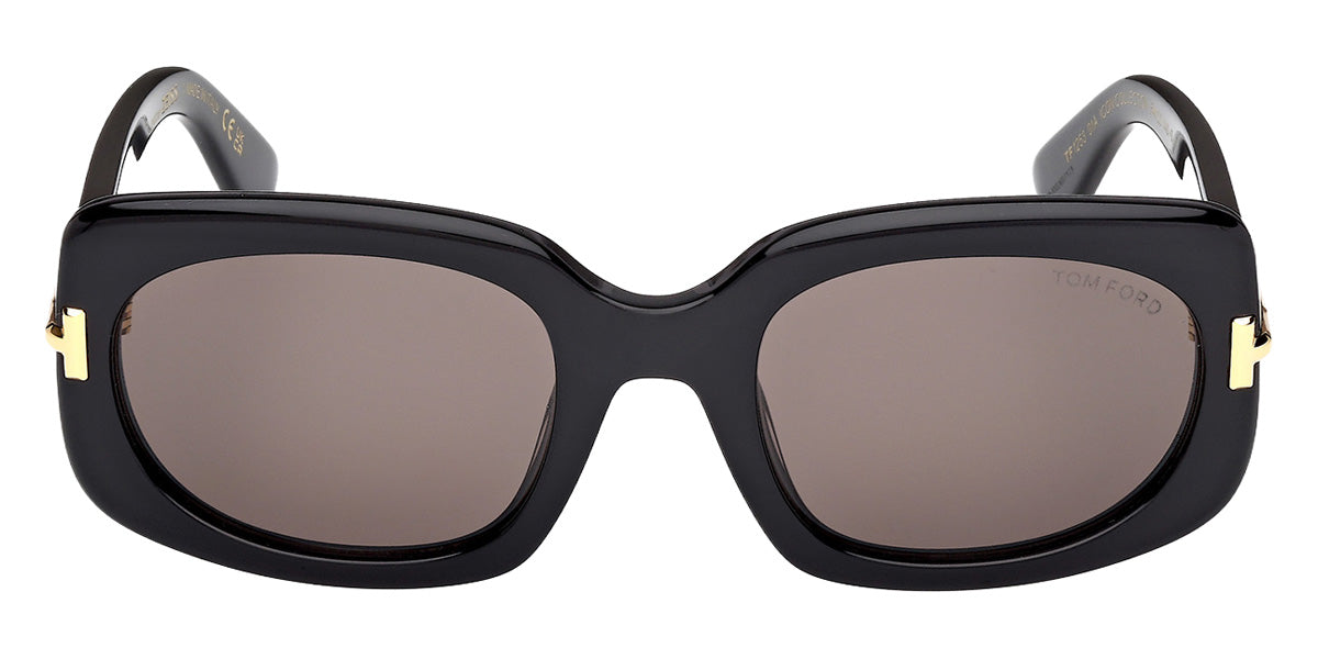 Tom Ford® FT1253 Sunglasses FT1253 01A 54 - 01A - Shiny Black/Shiny Black