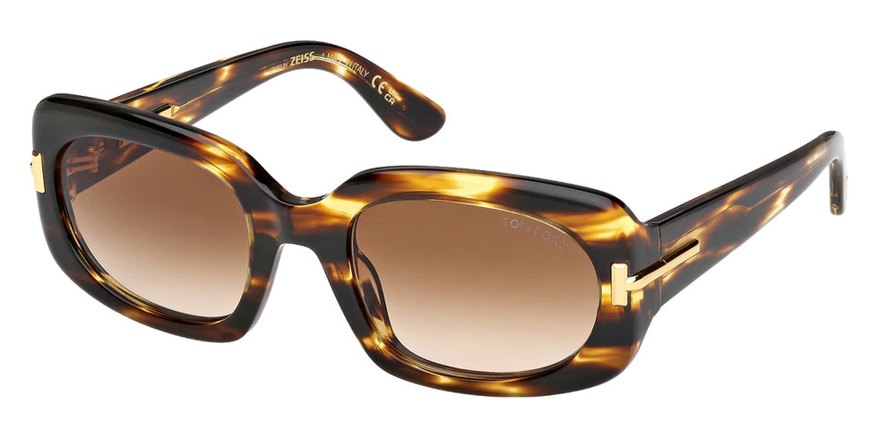 Tom Ford® FT1253 Sunglasses FT1253 55F 54 - 55F - Coloured Havana/Coloured Havana
