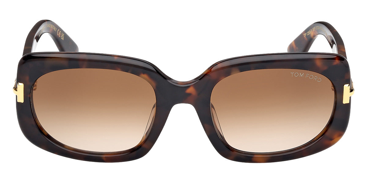 Tom Ford® FT1253-F Sunglasses FT1253-F 52F 56 - 52F - Dark Havana/Dark Havana